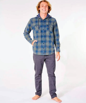 Rip Curl Ranchero Flannel Shirt - Navy